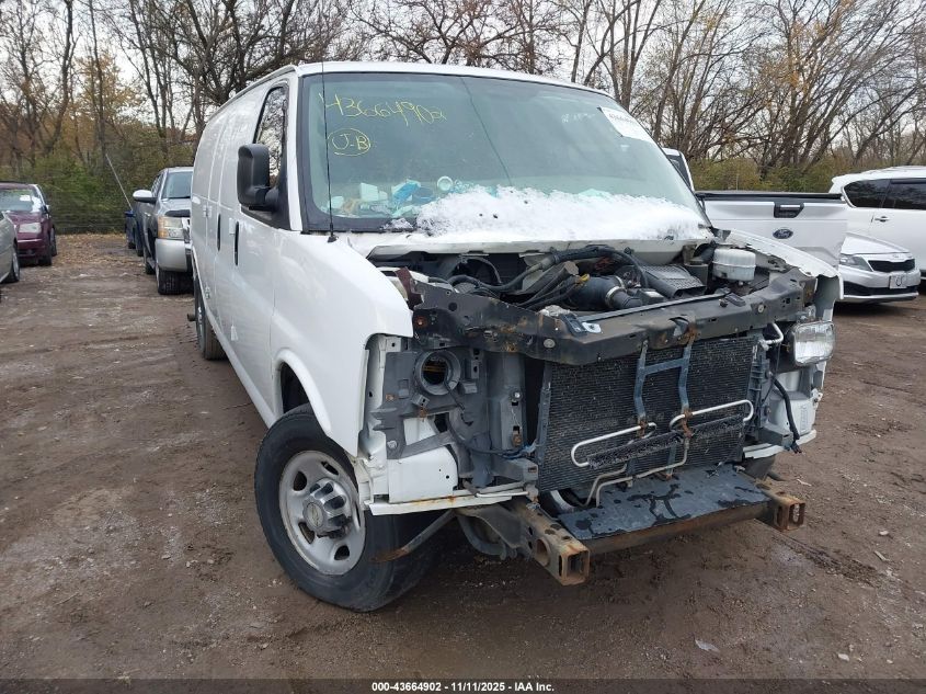 2013 CHEVROLET EXPRESS 2500 WORK VAN - 1GCWGGCAXD1131102