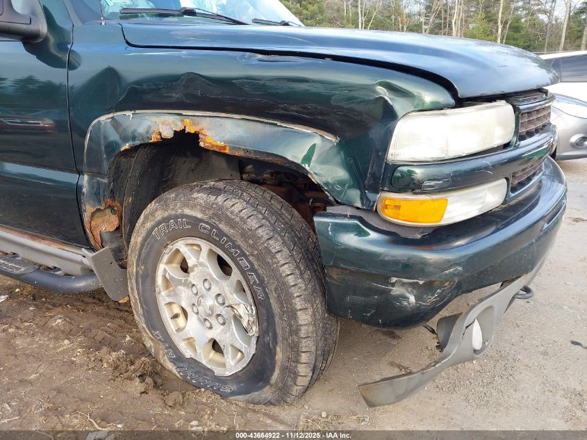 2002 Chevrolet Tahoe Z71 VIN: 1GNEK13Z32R328115 Lot: 43664922