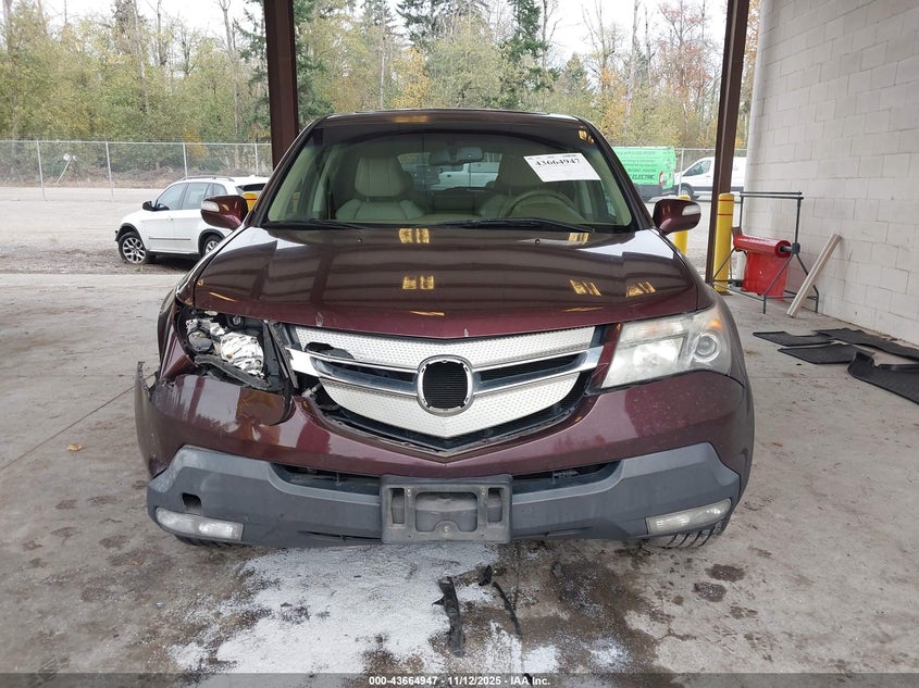 2009 Acura Mdx VIN: 2HNYD282X9H507726 Lot: 43664947
