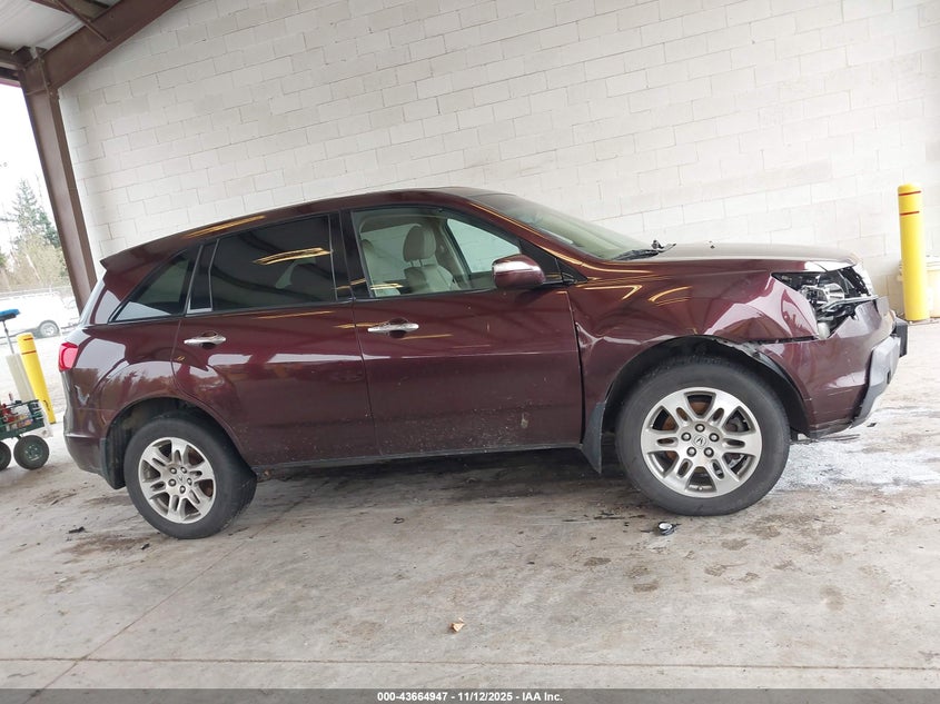 2009 Acura Mdx VIN: 2HNYD282X9H507726 Lot: 43664947