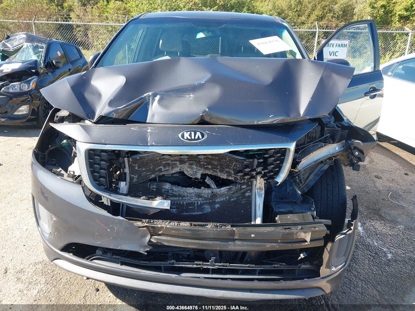 2015 Kia Sedona Lx VIN: KNDMB5C11F6050425 Lot: 43664976