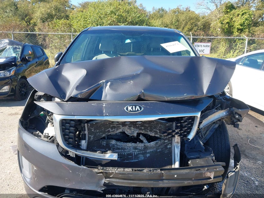 2015 Kia Sedona Lx VIN: KNDMB5C11F6050425 Lot: 43664976