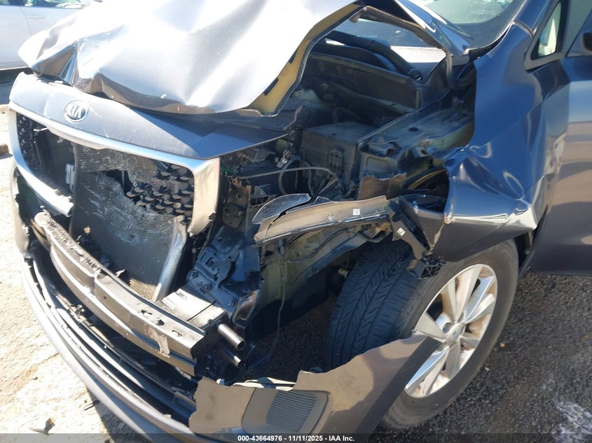 2015 Kia Sedona Lx VIN: KNDMB5C11F6050425 Lot: 43664976