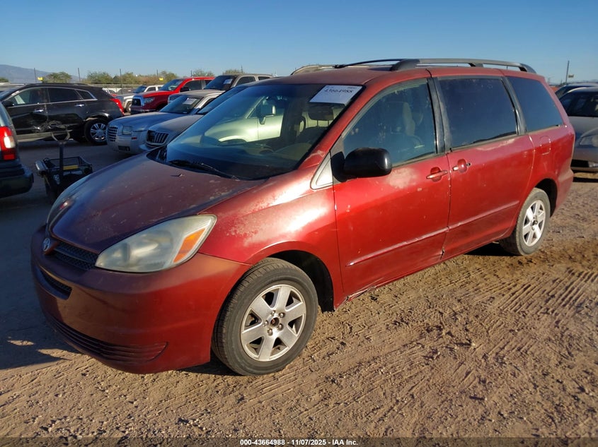 5TDZA23C95S381020 2005 TOYOTA SIENNA photo no. 2