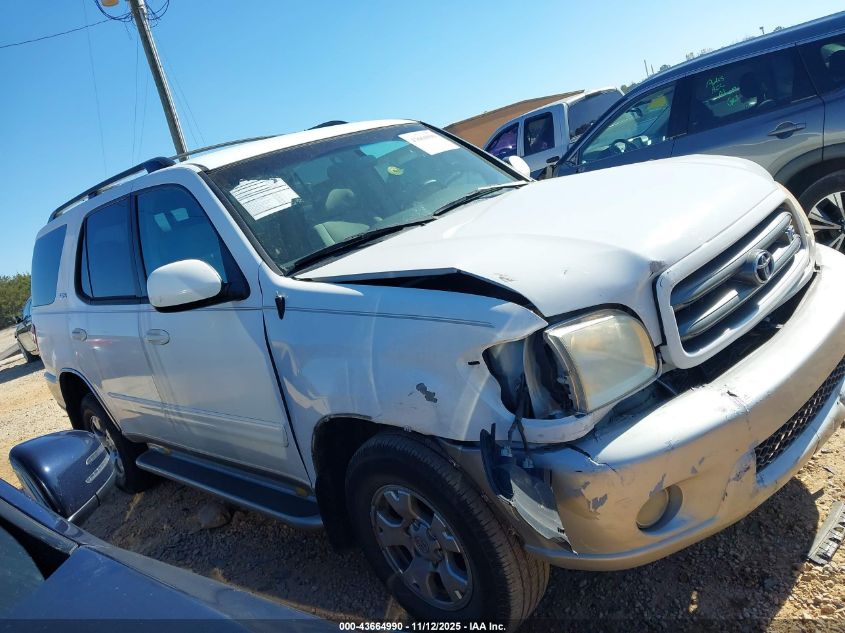 2004 Toyota Sequoia Sr5 V8 VIN: 5TDZT34A14S212329 Lot: 43664990