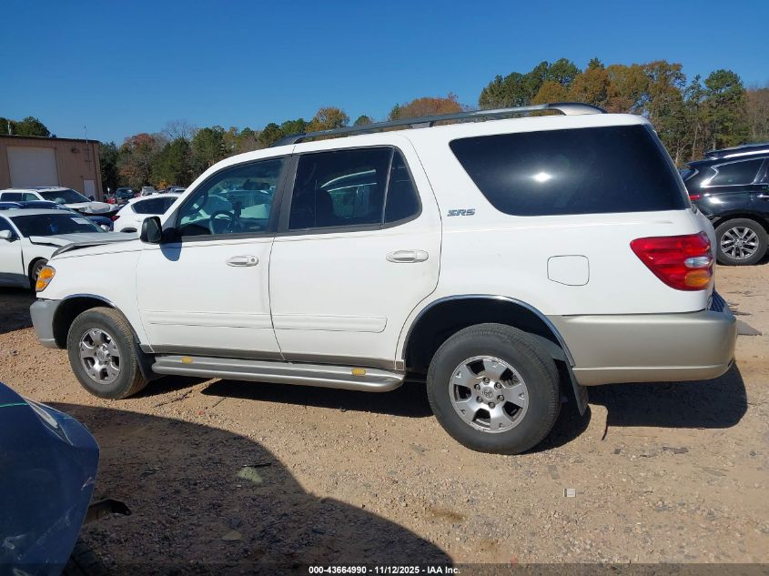 2004 Toyota Sequoia Sr5 V8 VIN: 5TDZT34A14S212329 Lot: 43664990