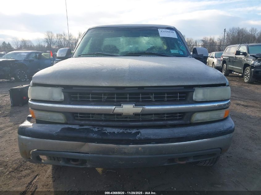 2001 Chevrolet Silverado 1500 Ls VIN: 2GCEK19T011396195 Lot: 43665020