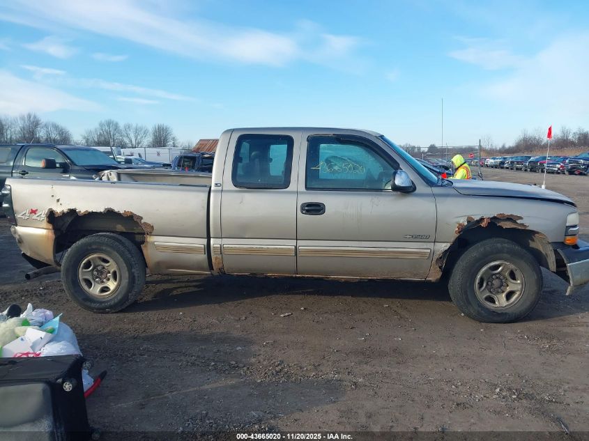 2001 Chevrolet Silverado 1500 Ls VIN: 2GCEK19T011396195 Lot: 43665020