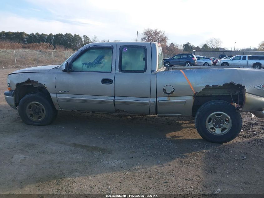 2001 Chevrolet Silverado 1500 Ls VIN: 2GCEK19T011396195 Lot: 43665020