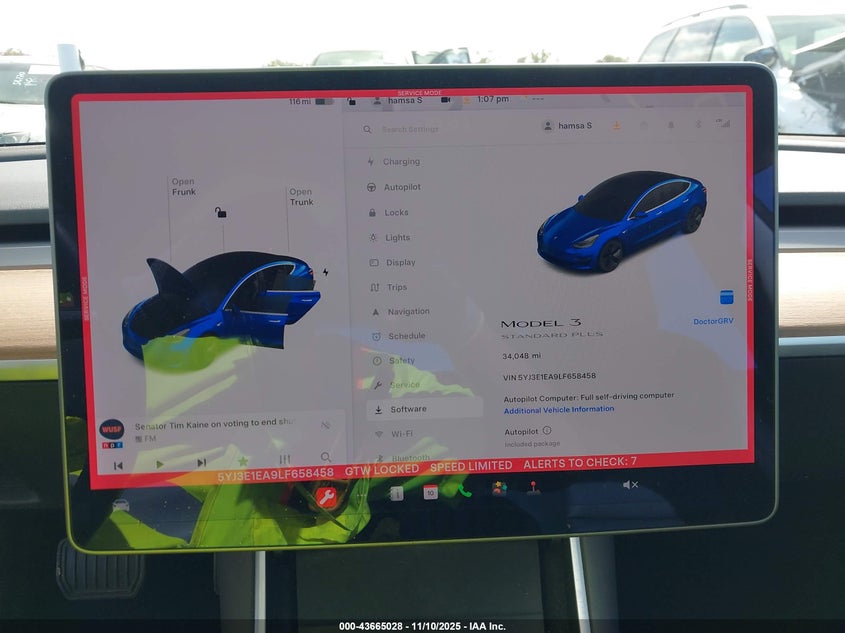 2020 Tesla Model 3 Standard Range Plus Rear-Wheel Drive/Standard Range Rear-Wheel Drive VIN: 5YJ3E1EA9LF658458 Lot: 43665028