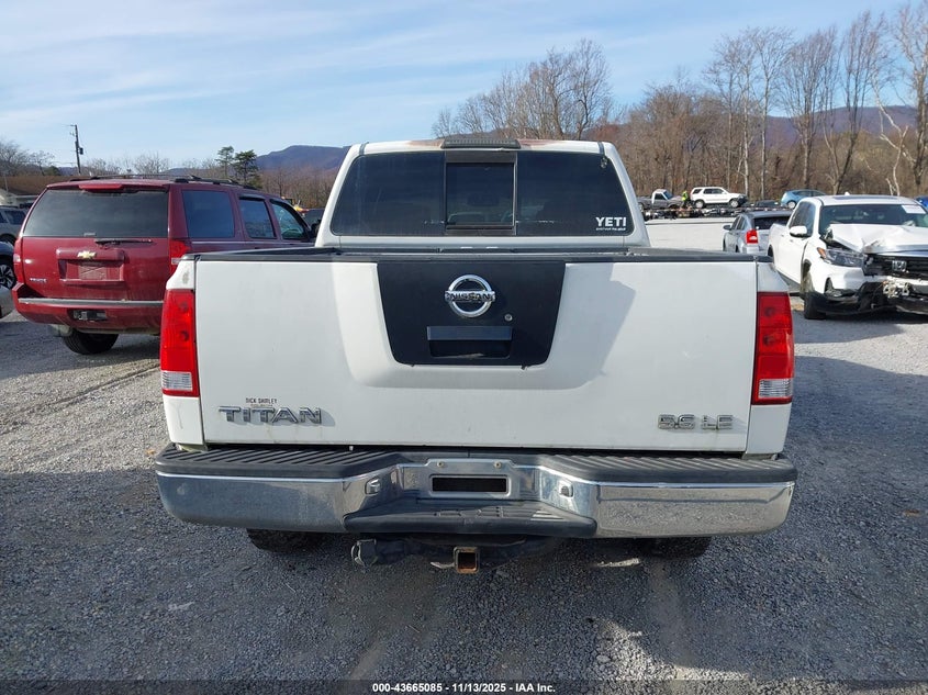 2004 Nissan Titan Le VIN: 1N6AA07B34N583176 Lot: 43665085