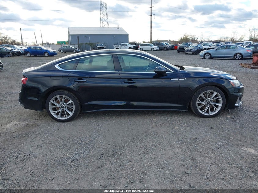 2022 AUDI A5 SPORTBACK PREMIUM 40 TFSI QUATTRO S TRONIC WAUABCF53NA006070