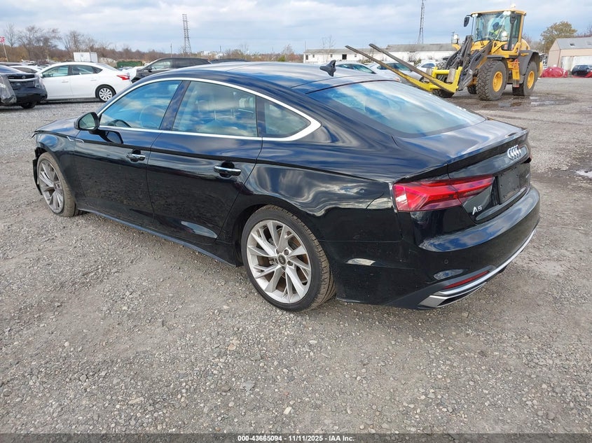 2022 AUDI A5 SPORTBACK PREMIUM 40 TFSI QUATTRO S TRONIC WAUABCF53NA006070