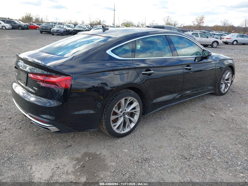 2022 AUDI A5 SPORTBACK PREMIUM 40 TFSI QUATTRO S TRONIC WAUABCF53NA006070