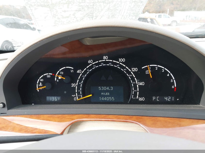 2006 Mercedes-Benz S 430 VIN: WDBNG70J66A480405 Lot: 43665113