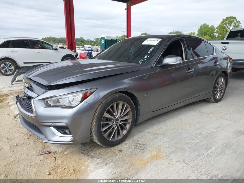 2018 Infiniti Q50 3.0T Luxe VIN: JN1EV7AP6JM351536 Lot: 43665128