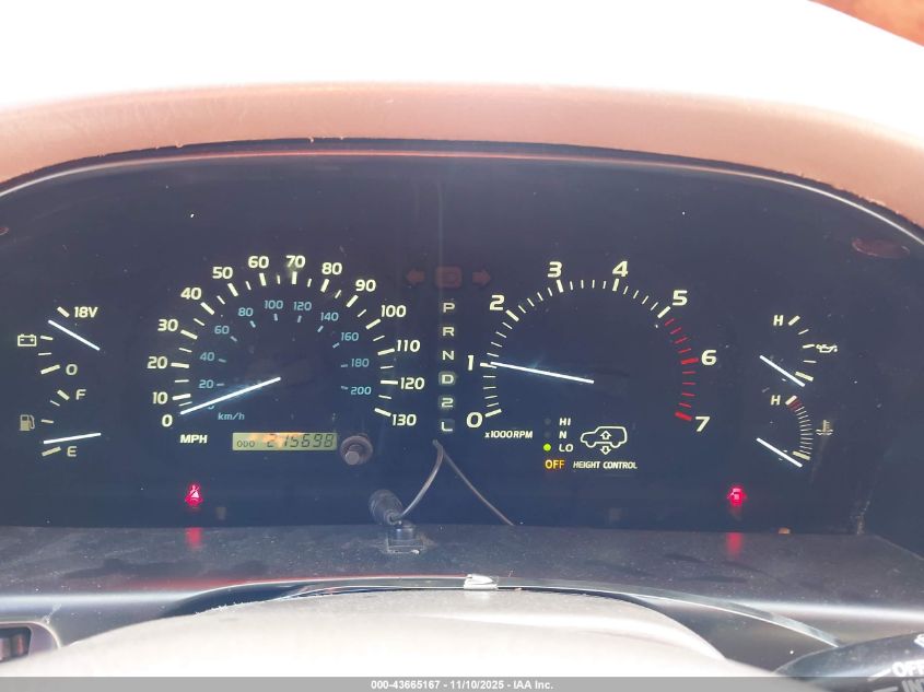 2000 Lexus Lx 470 VIN: JT6HT00W2Y0084467 Lot: 43665167