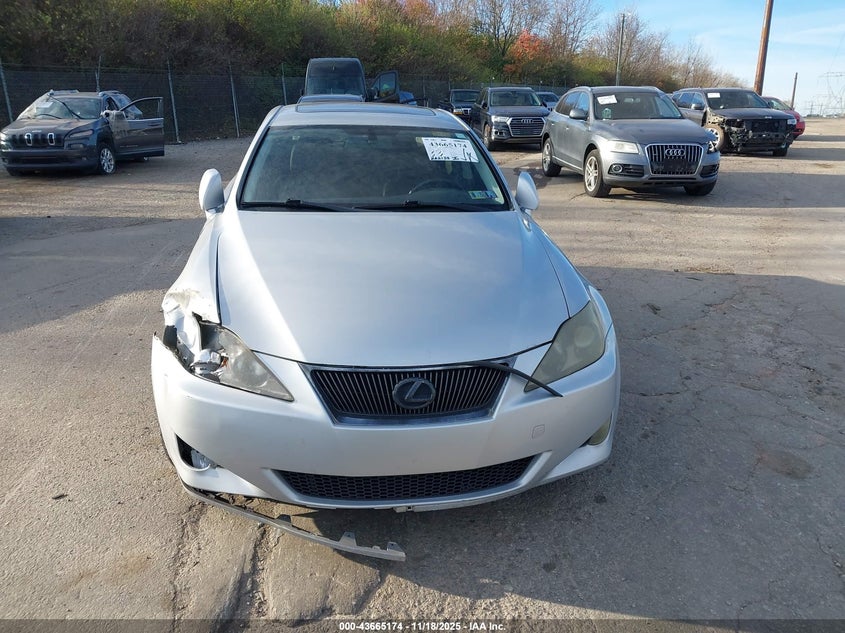2006 Lexus Is 350 VIN: JTHBE262265005550 Lot: 43665174