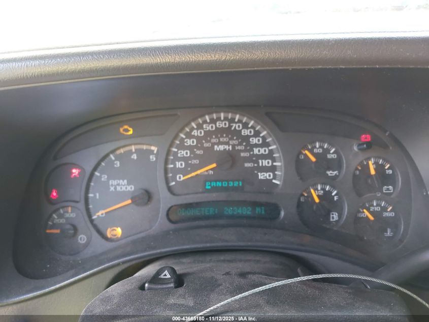 2005 Chevrolet Silverado 2500Hd Work Truck VIN: 1GCHC24U75E132413 Lot: 43665180