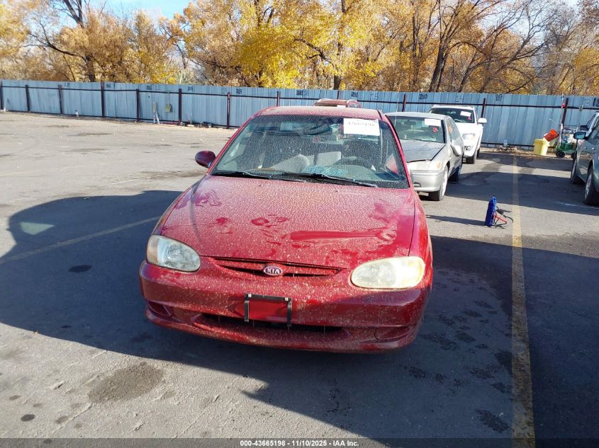 1998 Kia Sephia Ls VIN: KNAFB121XW5721189 Lot: 43665198