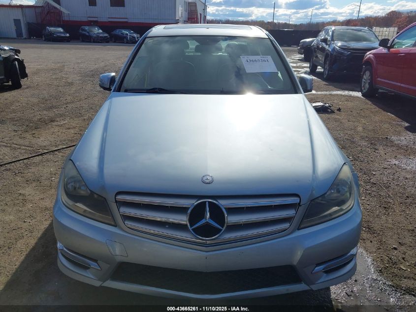 2013 Mercedes-Benz C 250 Sport VIN: WDDGF4HB0DR270539 Lot: 43665261