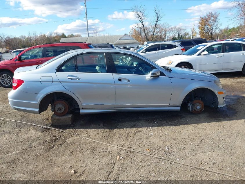 2013 Mercedes-Benz C 250 Sport VIN: WDDGF4HB0DR270539 Lot: 43665261