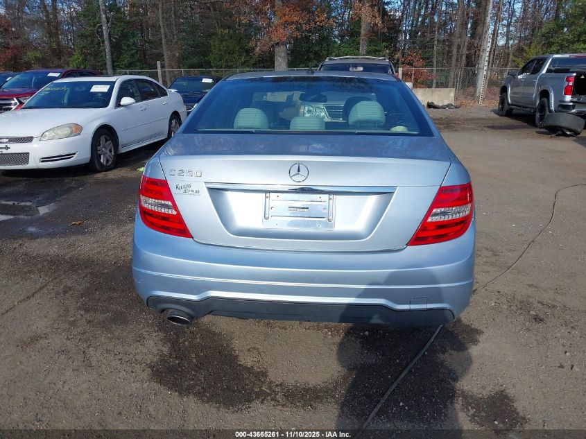 2013 Mercedes-Benz C 250 Sport VIN: WDDGF4HB0DR270539 Lot: 43665261