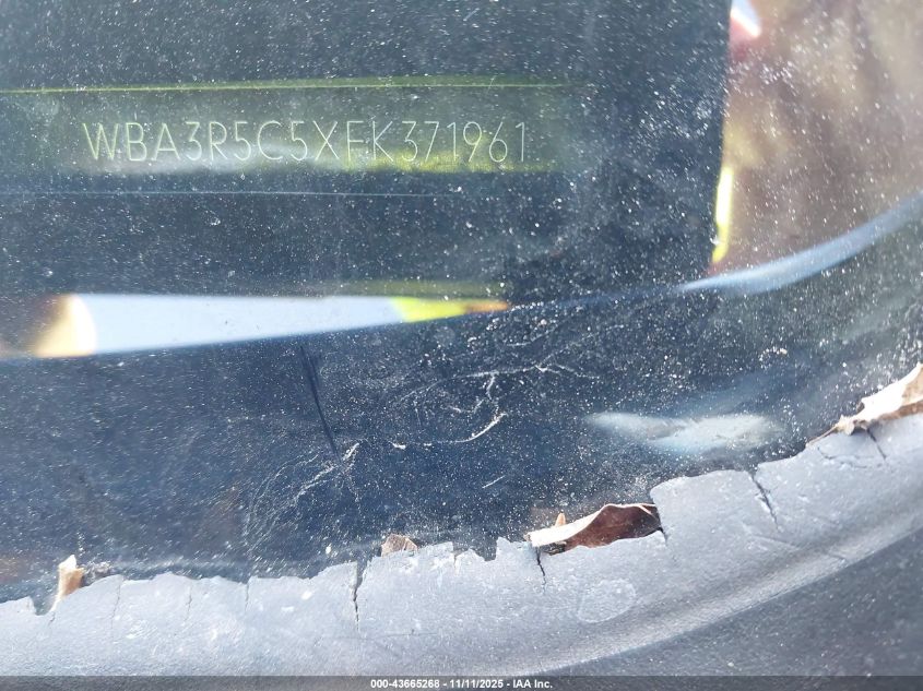 2015 BMW 435I xDrive VIN: WBA3R5C5XFK371961 Lot: 43665268