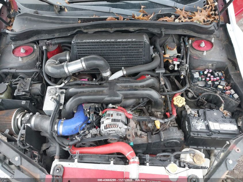 2008 Subaru Impreza Wrx VIN: JF1GH75658G812755 Lot: 43665299