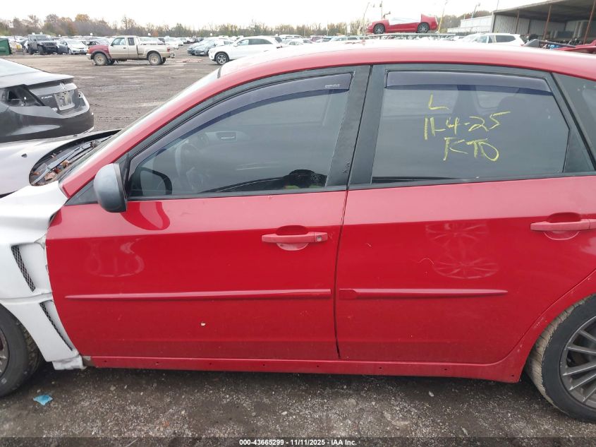 2008 Subaru Impreza Wrx VIN: JF1GH75658G812755 Lot: 43665299