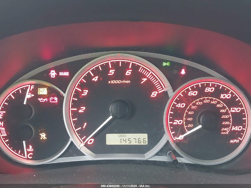 2008 Subaru Impreza Wrx VIN: JF1GH75658G812755 Lot: 43665299