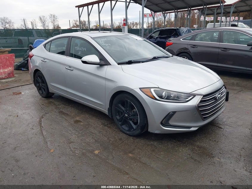 2017 HYUNDAI ELANTRA LIMITED - KMHD84LF6HU065470