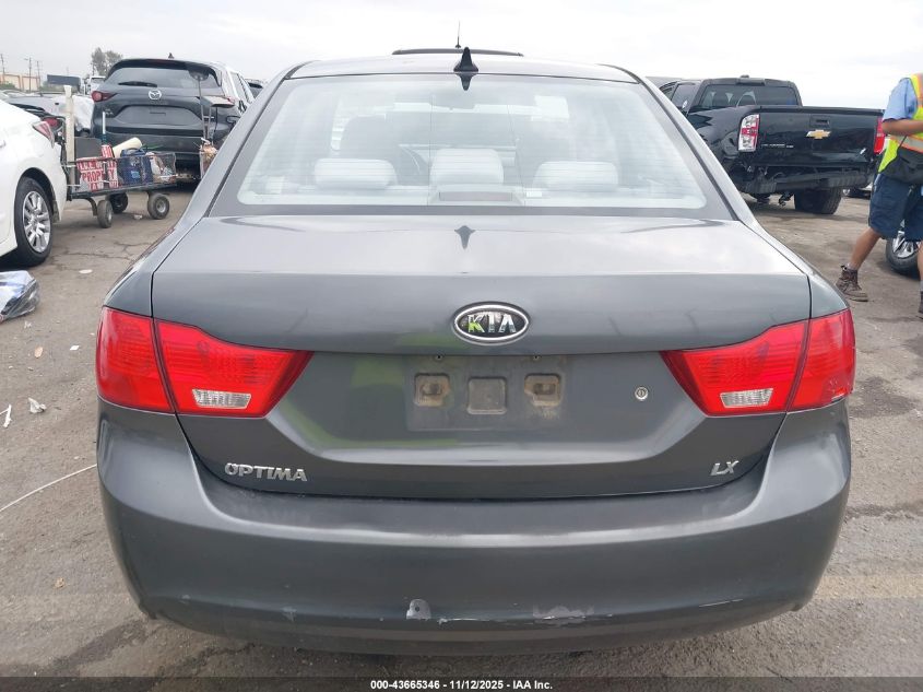2009 Kia Optima Lx VIN: KNAGE228X95333611 Lot: 43665346