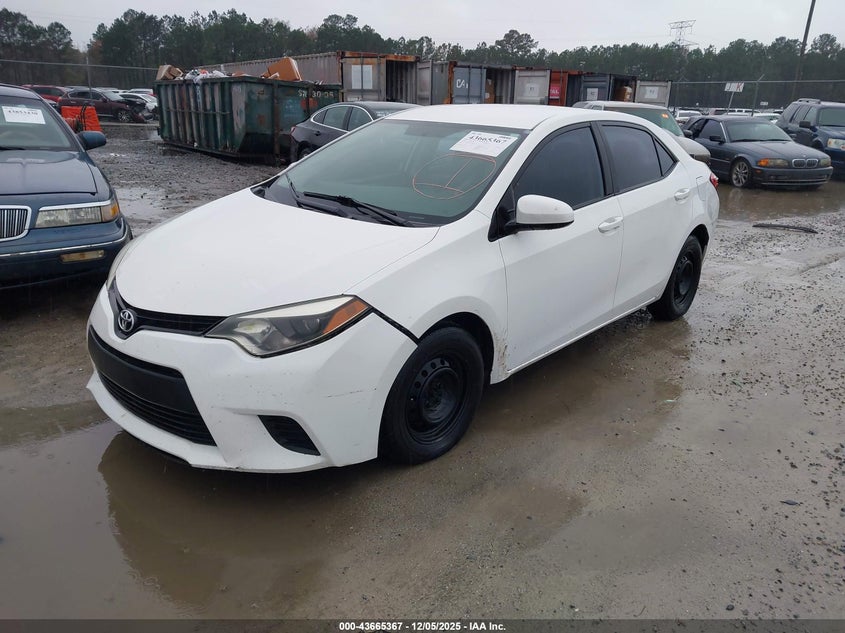 2T1BURHE9GC505374 2016 TOYOTA COROLLA photo no. 2