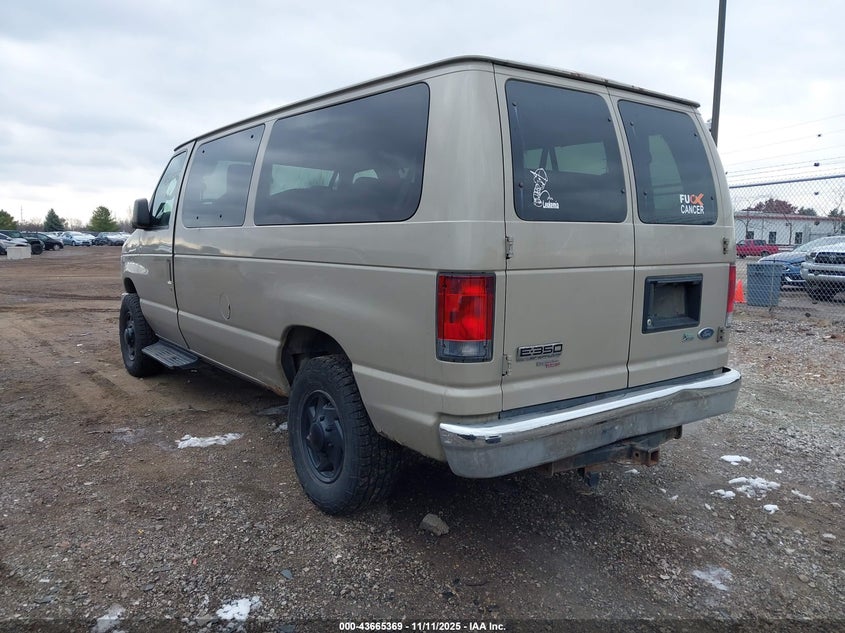 Vin: 1fbne3bl6cda29777, lot: 44160594, ford e-350 super duty xlt 20123