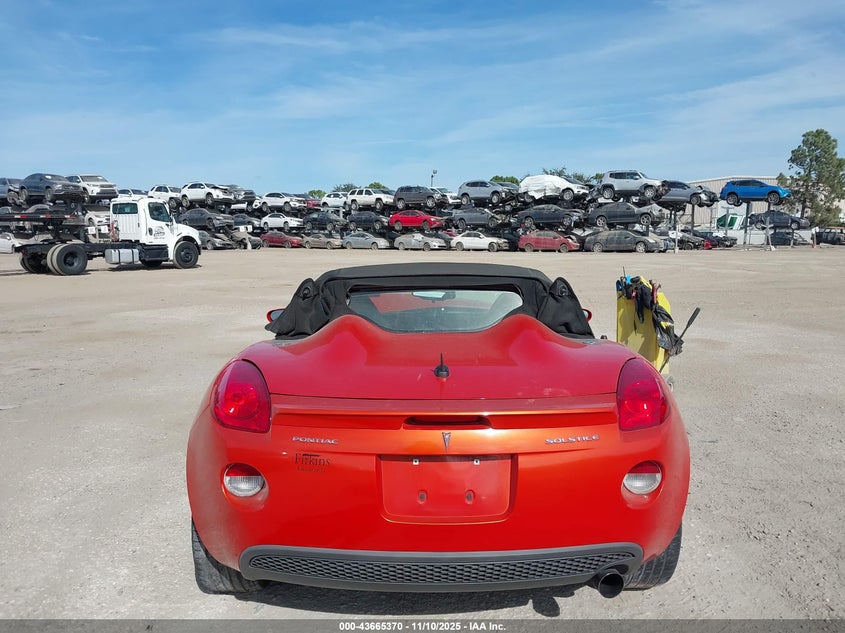 2008 Pontiac Solstice VIN: 1G2MB35B88Y122291 Lot: 43665370