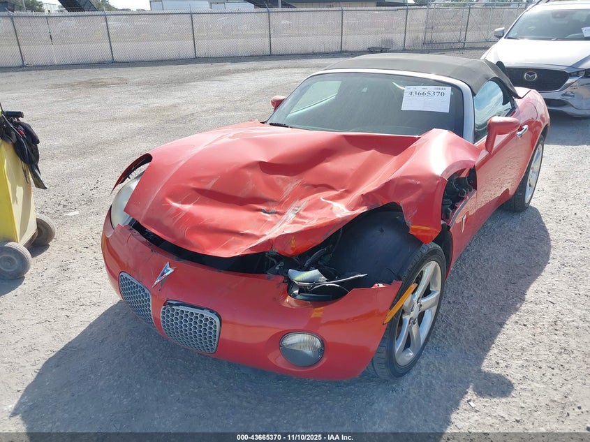 2008 Pontiac Solstice VIN: 1G2MB35B88Y122291 Lot: 43665370