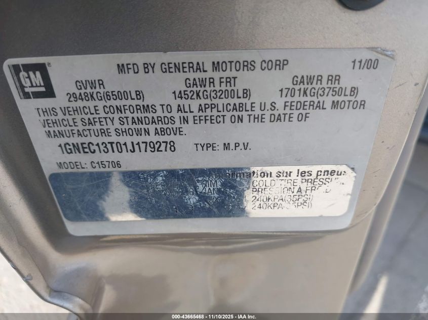 2003 GMC Yukon Slt VIN: 1GKEK13T03J103465 Lot: 43665468