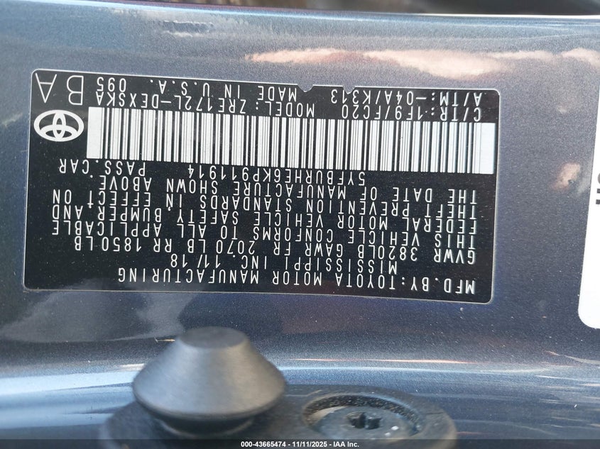 2019 TOYOTA COROLLA SE - 5YFBURHE6KP911914