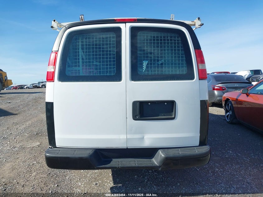 2016 Chevrolet Express 2500 Work Van VIN: 1GCWGAFF2G1167875 Lot: 43665484