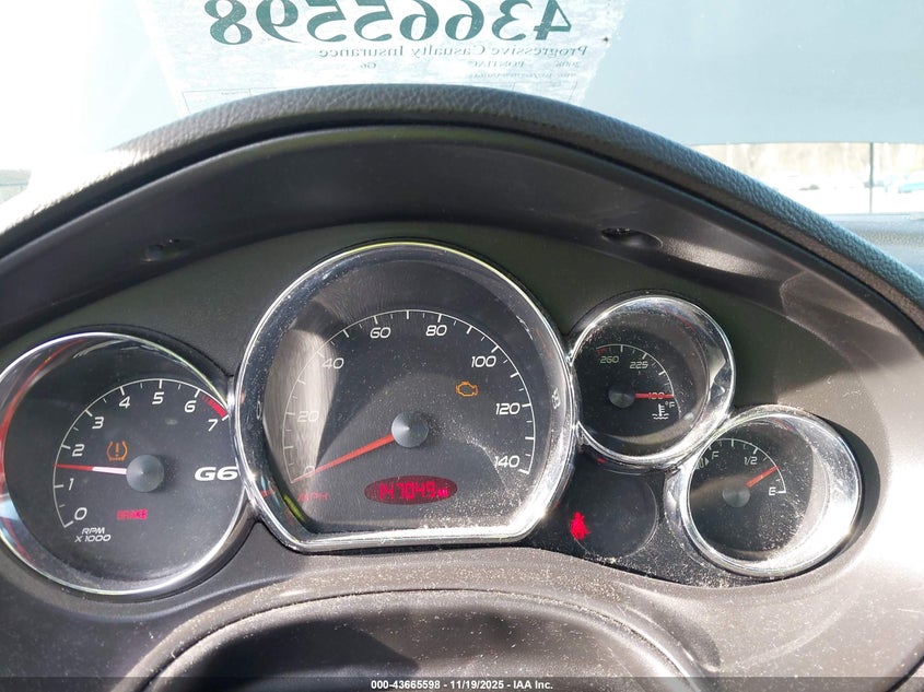 2008 Pontiac G6 VIN: 1G2ZG57N984207643 Lot: 43665598