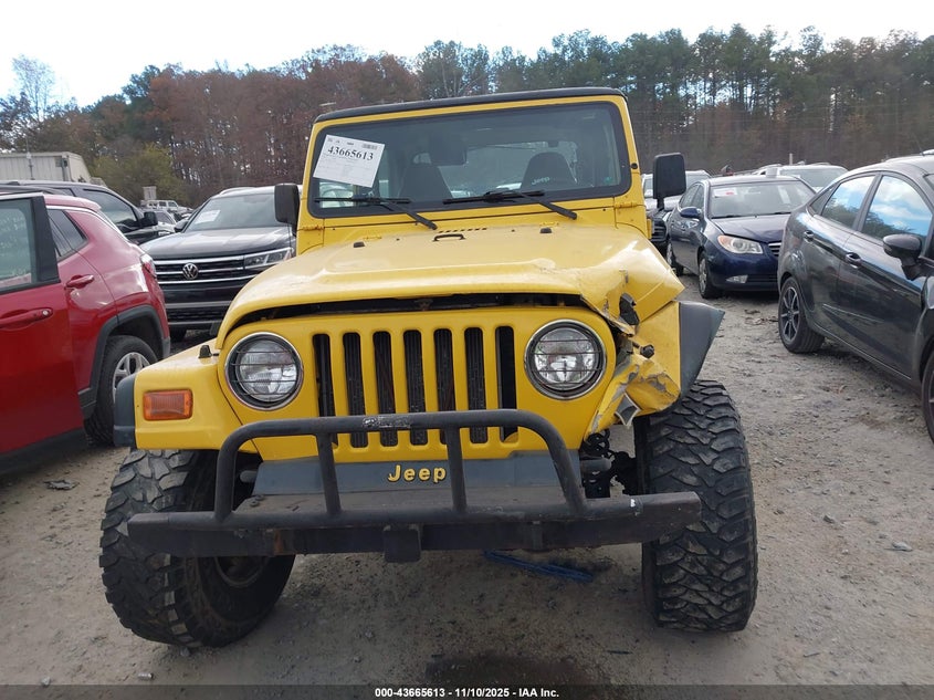2000 Jeep Wrangler Sport VIN: 1J4FA49S8YP762461 Lot: 43665613