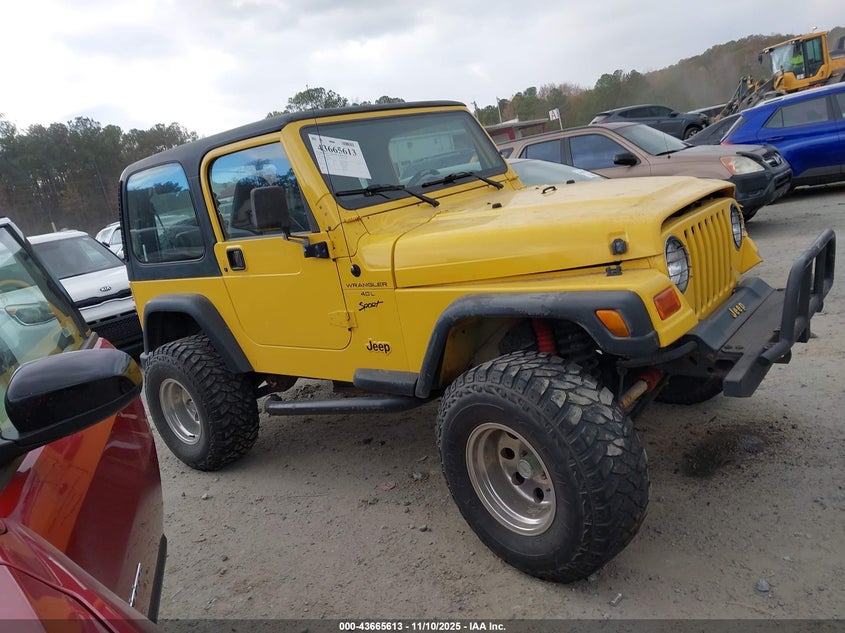 2000 Jeep Wrangler Sport VIN: 1J4FA49S8YP762461 Lot: 43665613