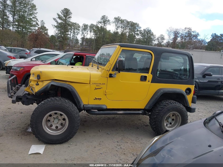 2000 Jeep Wrangler Sport VIN: 1J4FA49S8YP762461 Lot: 43665613