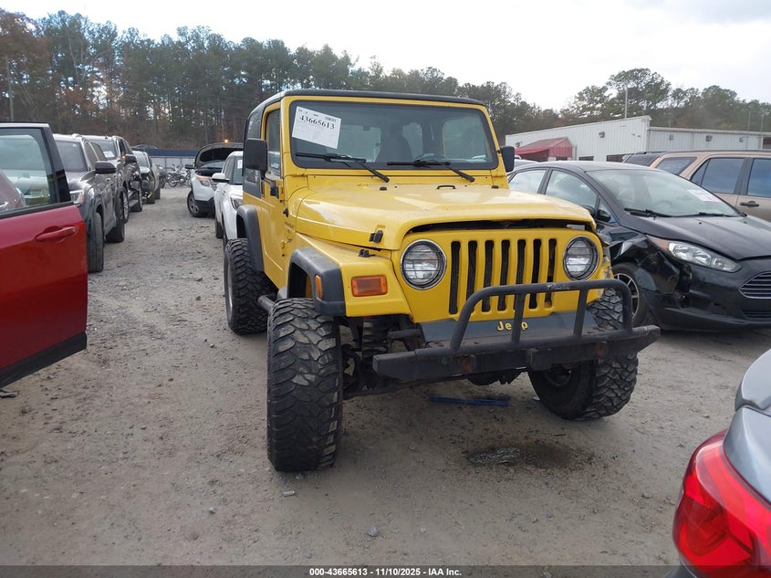 1J4FA49S8YP762461 2000 Jeep Wrangler Sport auction photo 1