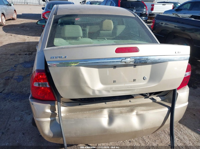 2007 Chevrolet Malibu Ls VIN: 1G1ZS58F97F213312 Lot: 43665684