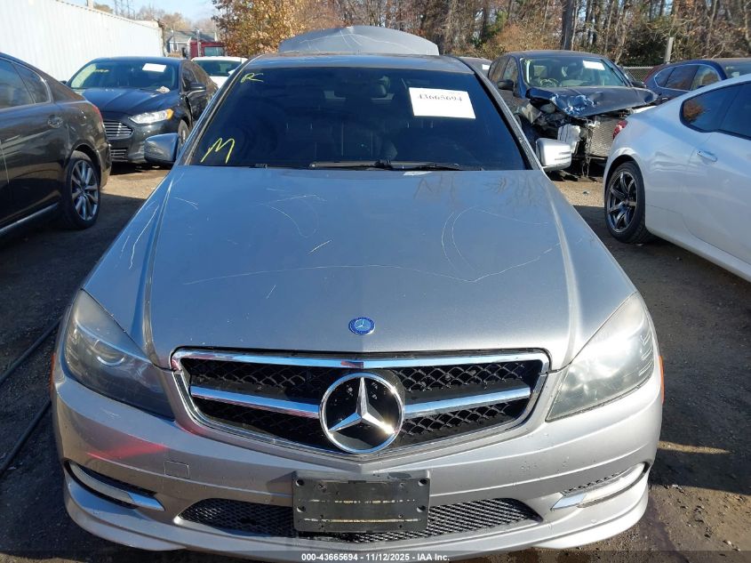 2011 Mercedes-Benz C 300 Sport 4Matic VIN: WDDGF8BBXBR163866 Lot: 43665694