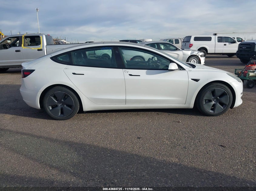 2022 Tesla Model 3 Long Range Dual Motor All-Wheel Drive VIN: 5YJ3E1EB0NF194746 Lot: 43665725