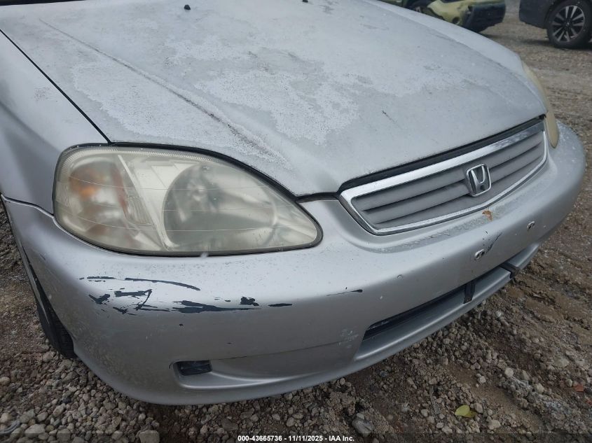 1999 Honda Civic Value Package VIN: 2HGEJ6613XH584231 Lot: 43665736