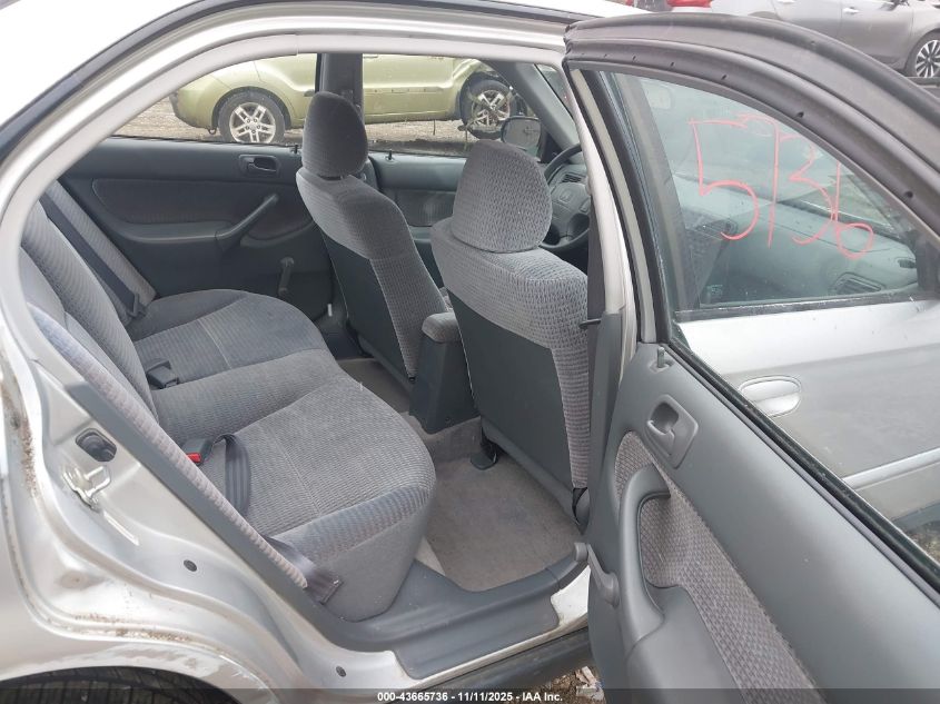 1999 Honda Civic Value Package VIN: 2HGEJ6613XH584231 Lot: 43665736